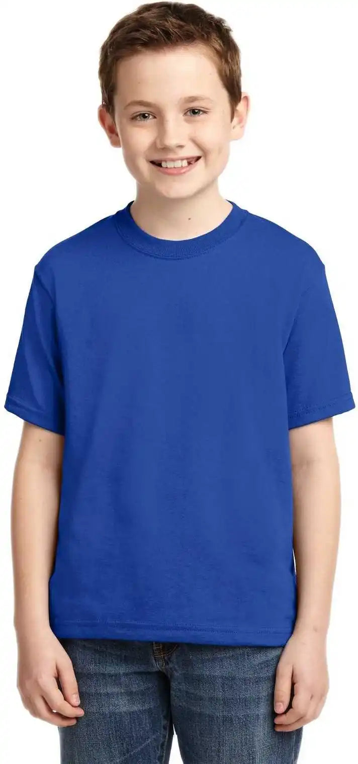 Jerzees 29b Youth Dri Power 50/50 Cotton/poly t Shirt Royal