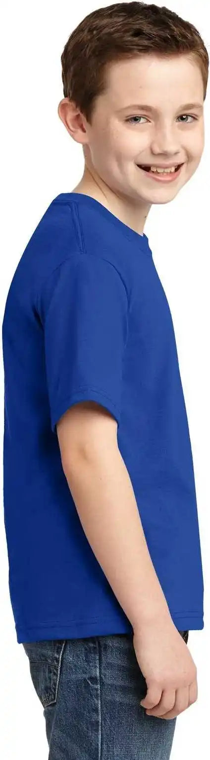 Jerzees 29b Youth Dri Power 50/50 Cotton/poly t Shirt Royal
