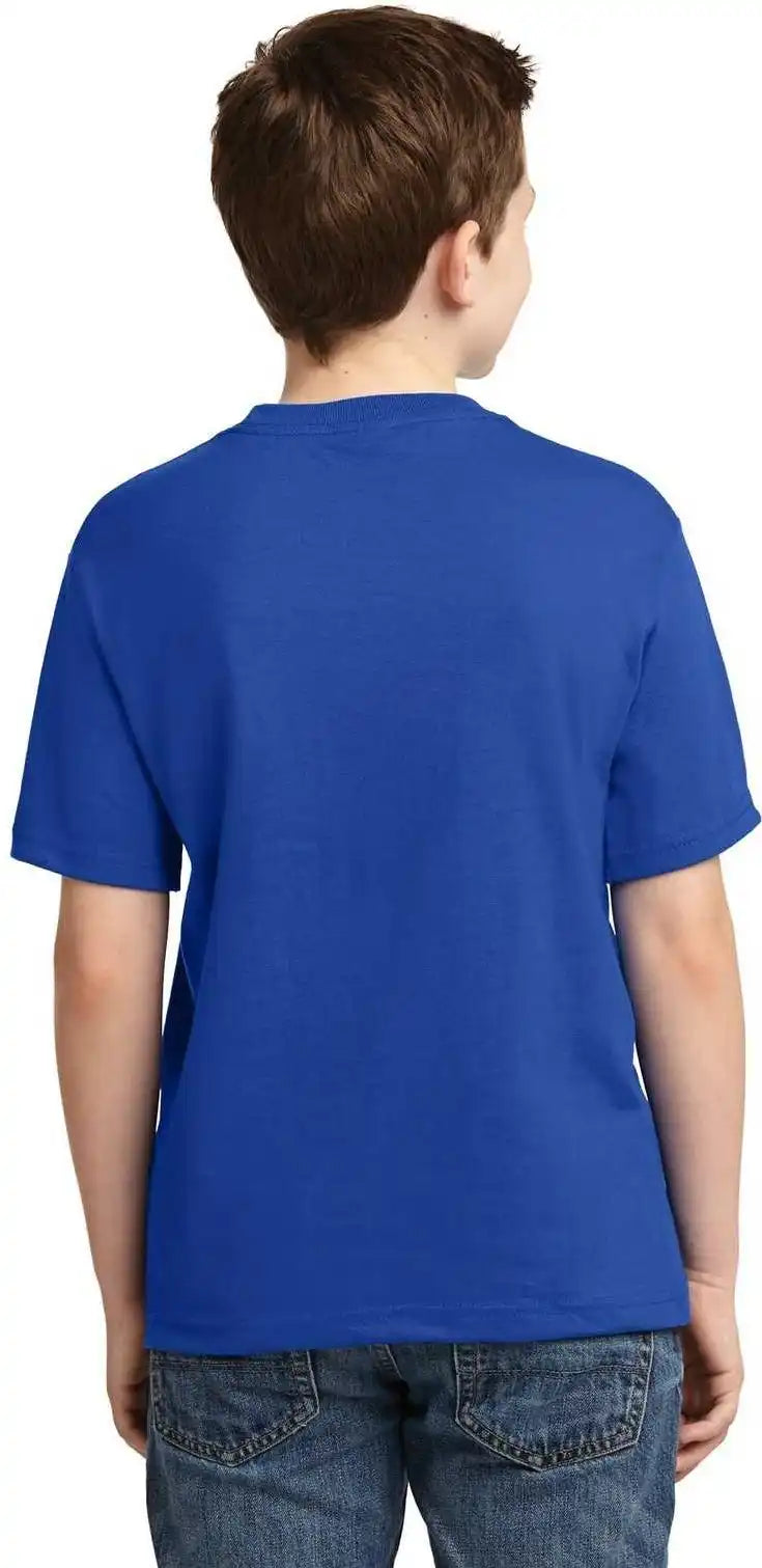 Jerzees 29b Youth Dri Power 50/50 Cotton/poly t Shirt Royal