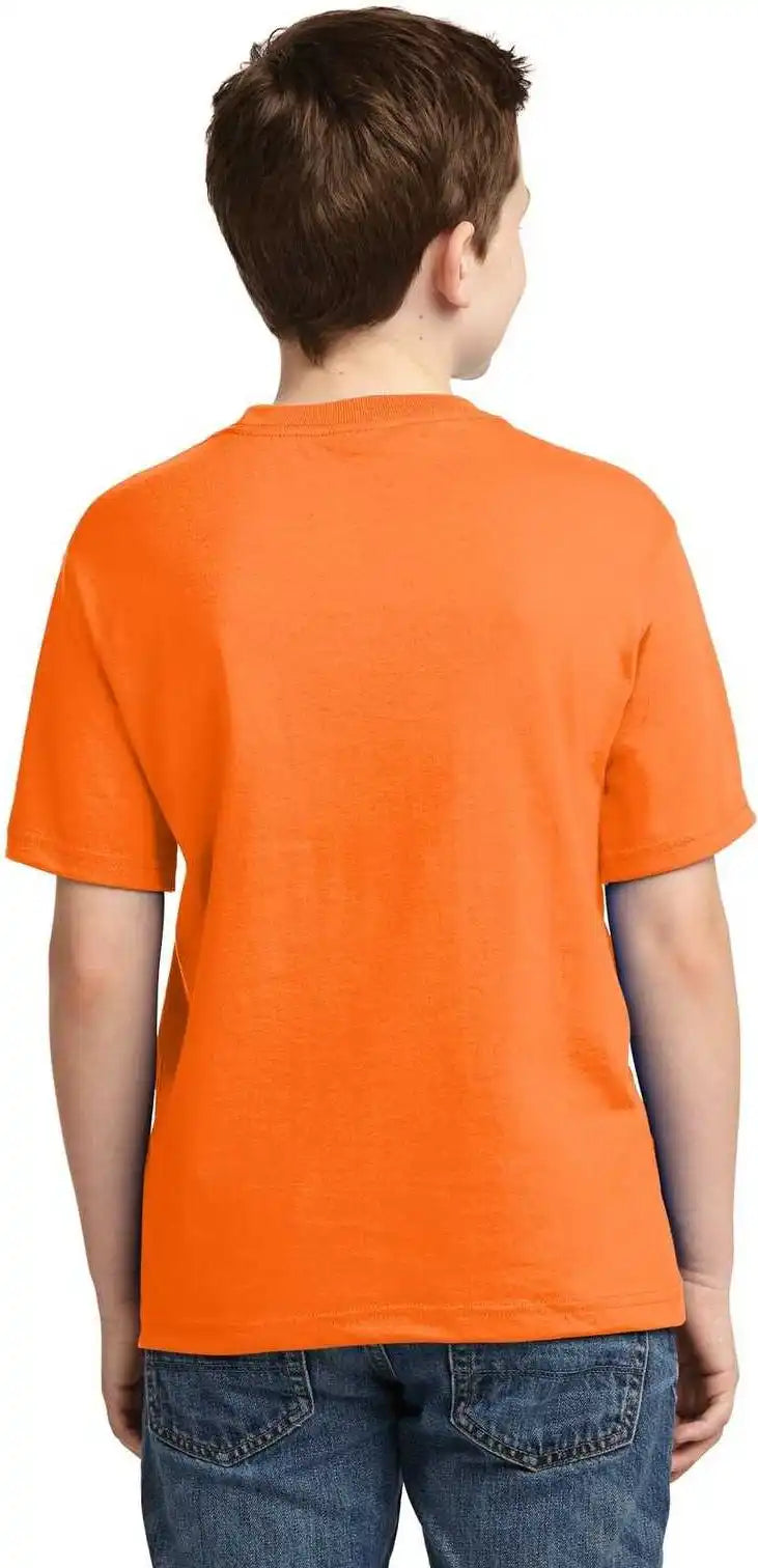 Jerzees 29b Youth Dri Power 50/50 Cotton/poly t Shirt Safety Orange
