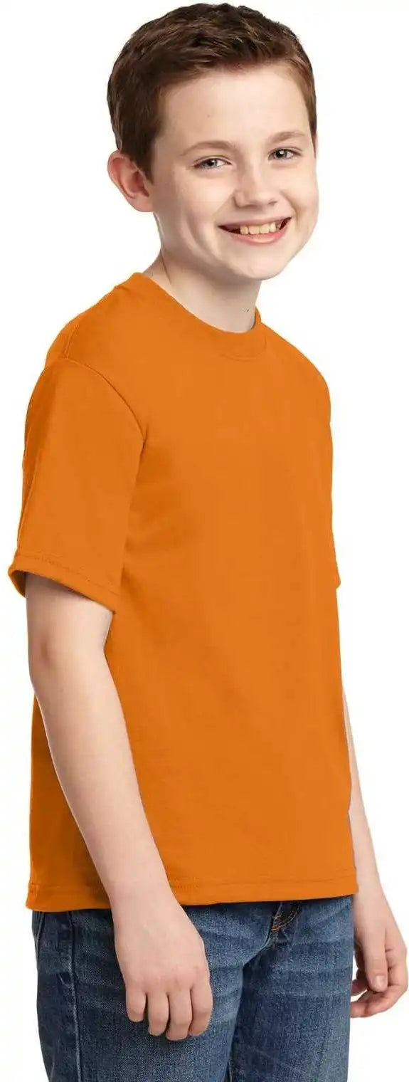 Jerzees 29b Youth Dri Power 50/50 Cotton/poly t Shirt Tennessee Orange