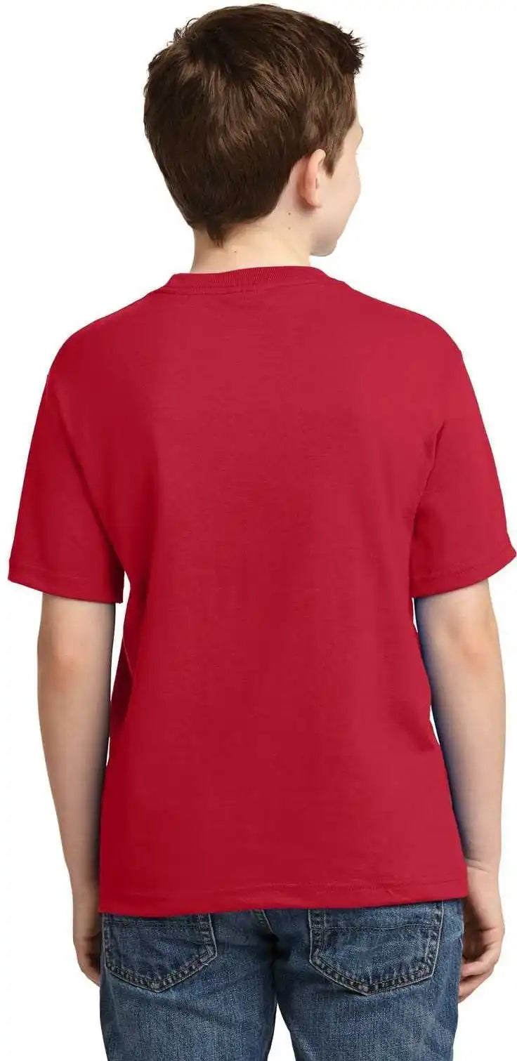 Jerzees 29b Youth Dri Power 50/50 Cotton/poly t Shirt True Red