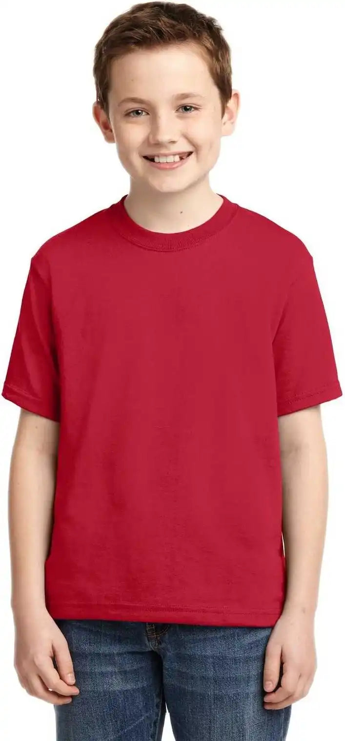Jerzees 29b Youth Dri Power 50/50 Cotton/poly t Shirt True Red