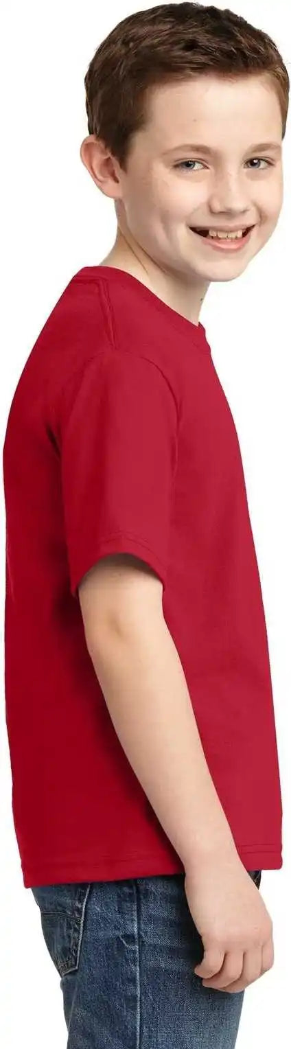 Jerzees 29b Youth Dri Power 50/50 Cotton/poly t Shirt True Red