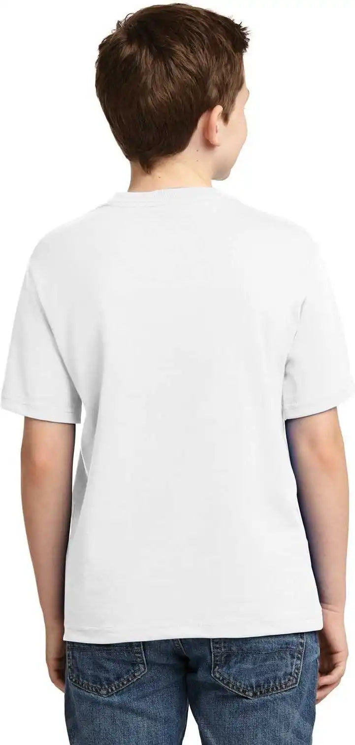 Jerzees 29b Youth Dri Power 50/50 Cotton/poly t Shirt White