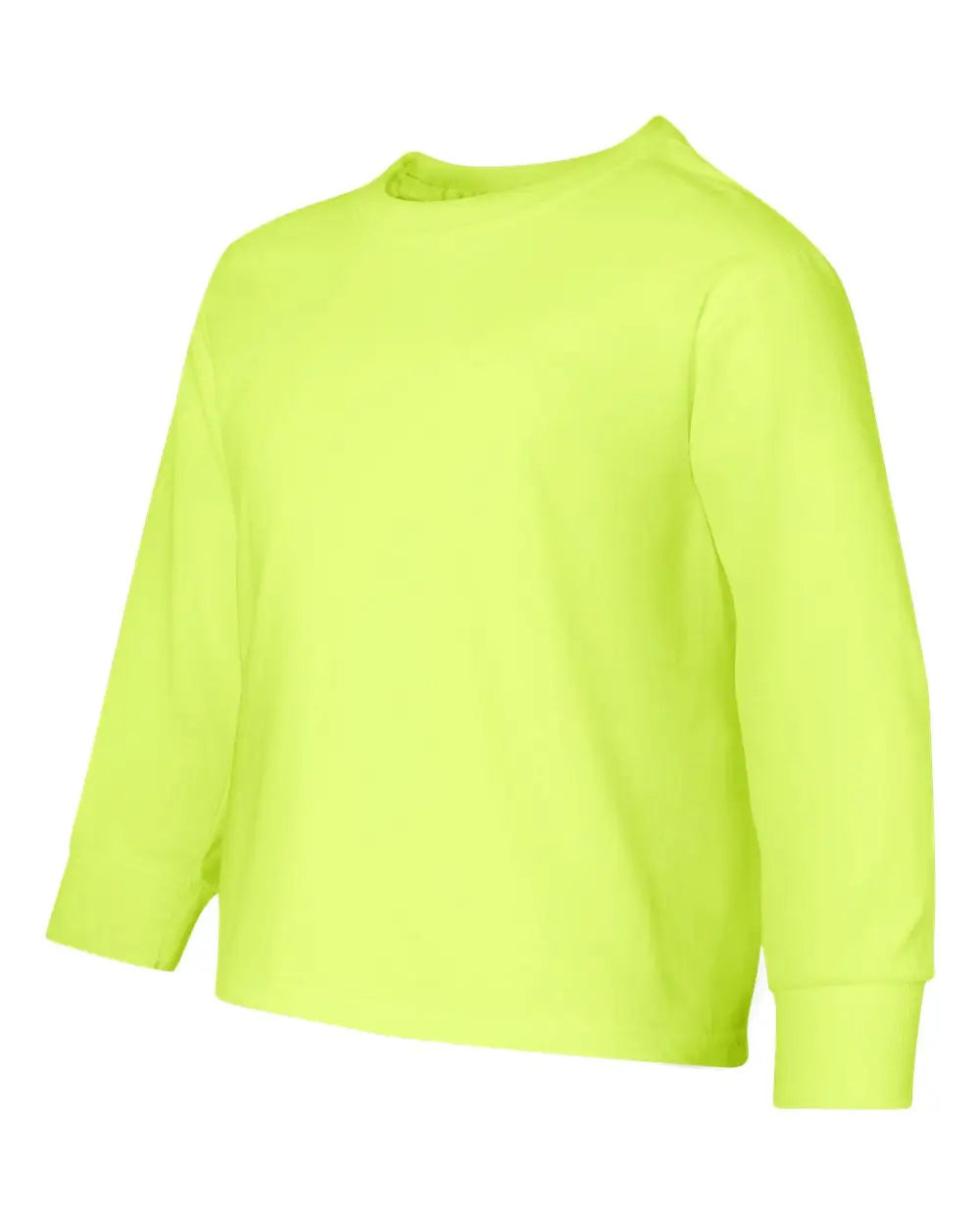 Jerzees 29blr Dri-power Youth Long Sleeve 50/50 T-shirt - Safety Green