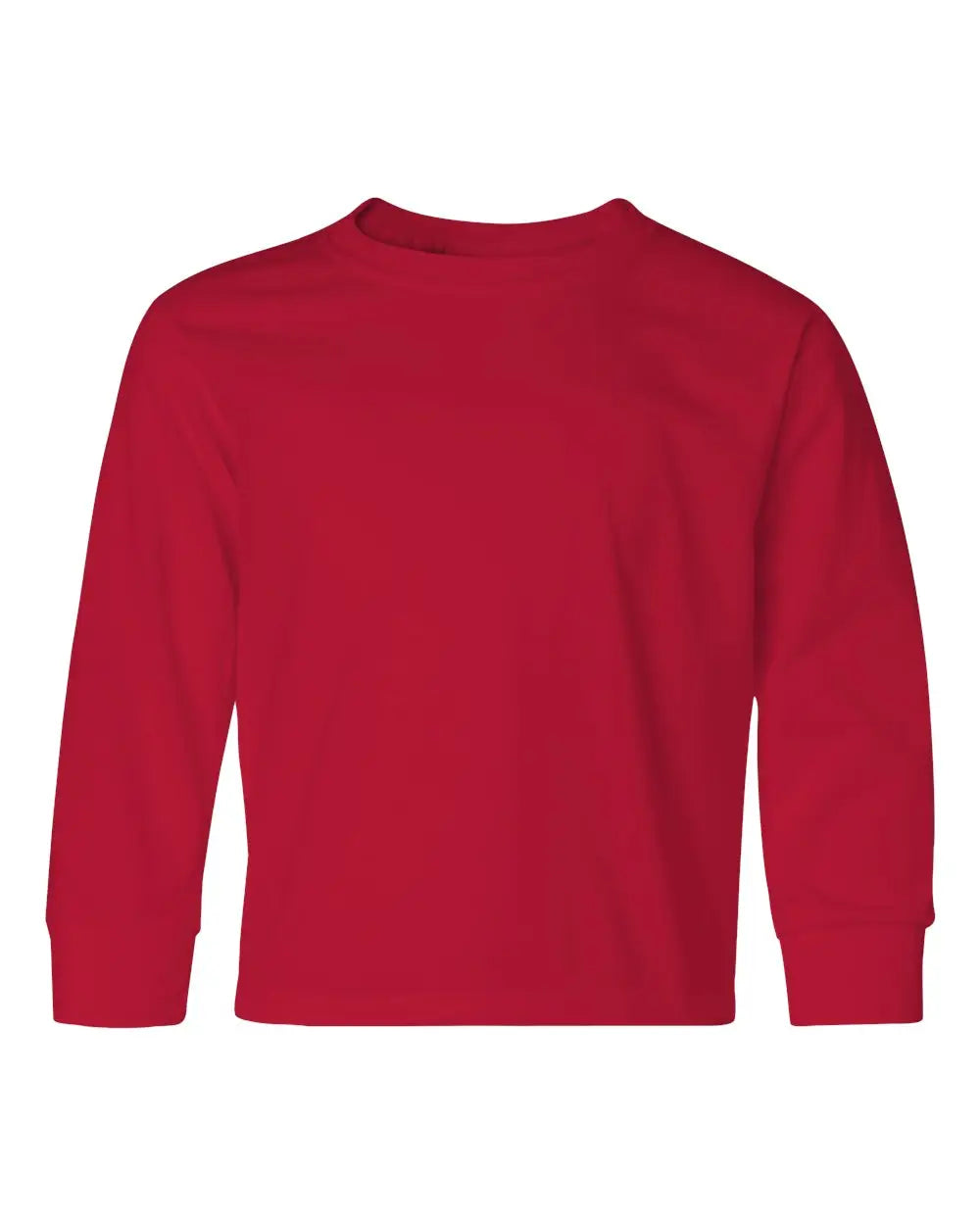 Jerzees 29blr Dri-power Youth Long Sleeve 50/50 T-shirt - True Red