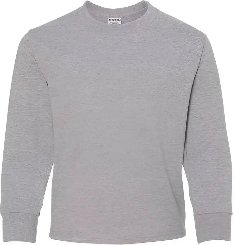 Jerzees 29blr Dri Power Youth Long Sleeve 50 t Shirt Athletic Heather