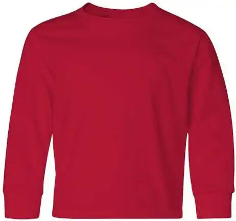 Jerzees 29blr Dri Power Youth Long Sleeve 50 t Shirt True Red