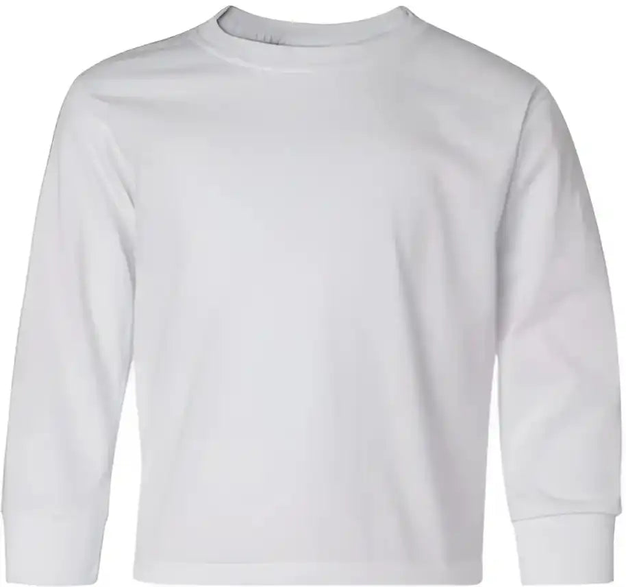 Jerzees 29blr Dri Power Youth Long Sleeve 50 t Shirt White