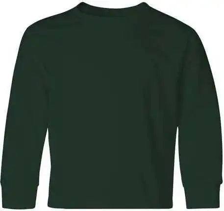 Jerzees 29blr Dri Power Youth Long Sleeve 5050 t Shirt Forest Green