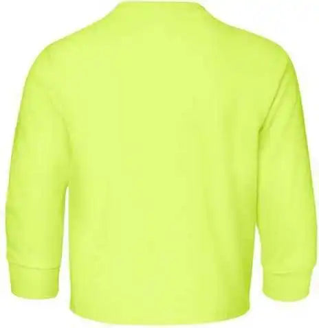 Jerzees 29blr Dri-power Youth Long Sleeve 5050 T-shirt - Safety Green