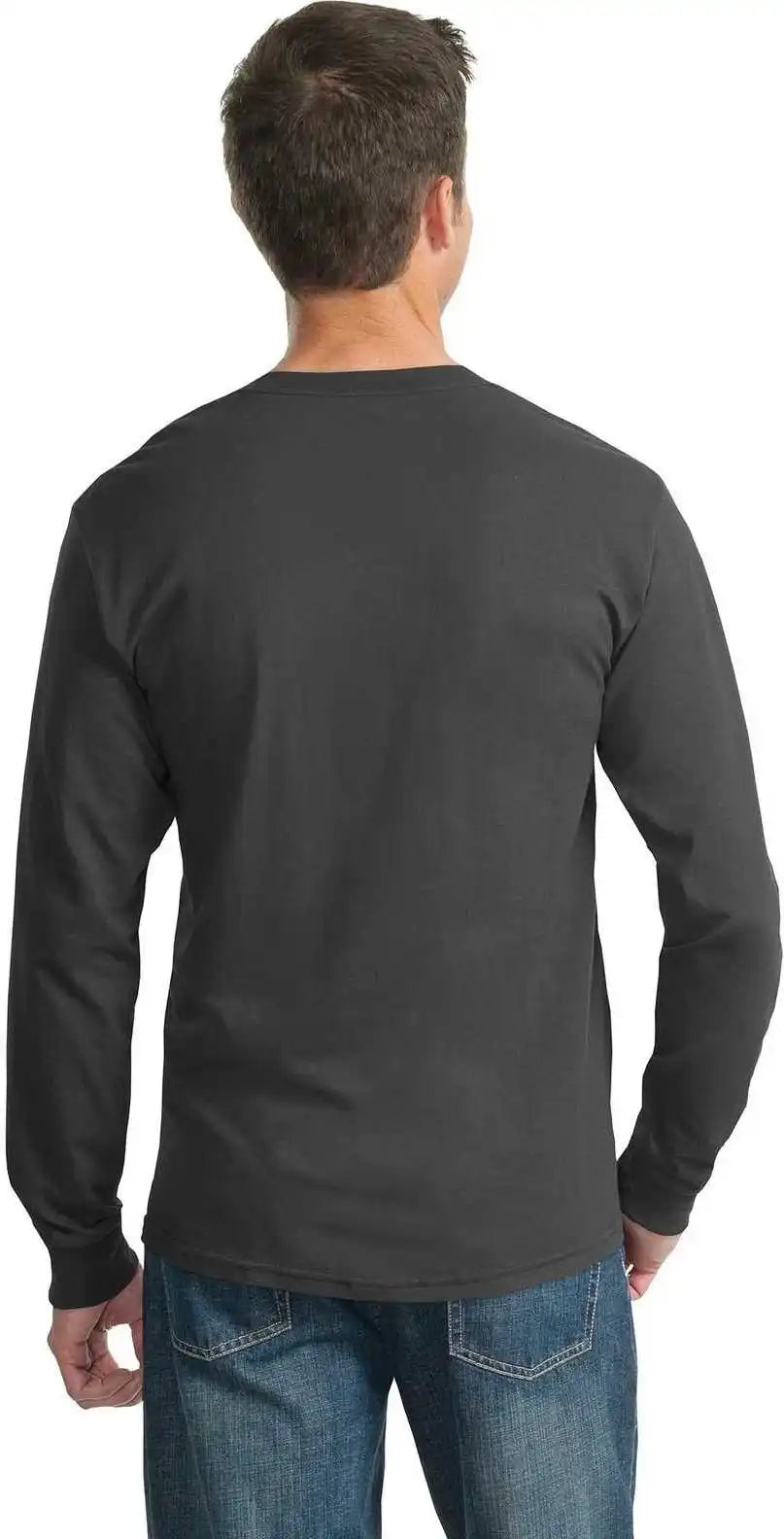 Jerzees 29ls Dri-power 50/50 Cotton/poly Long Sleeve T-shirt - Charcoal Gray
