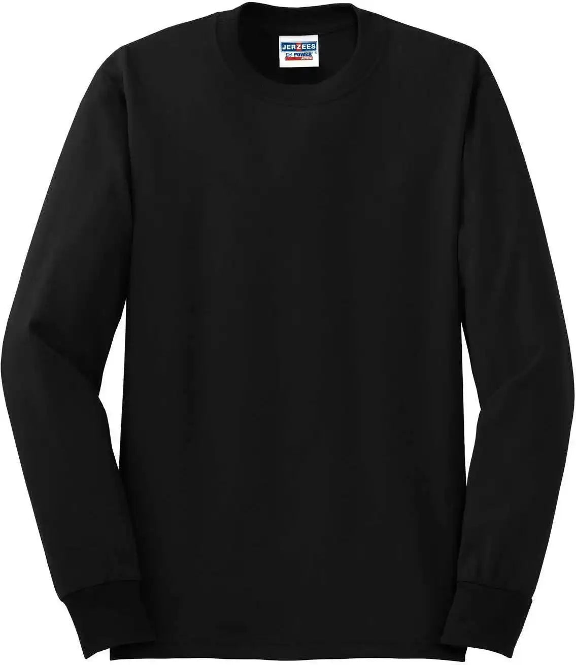 Jerzees 29ls Dri Power 50/50 Cotton/poly Long Sleeve t Shirt Black