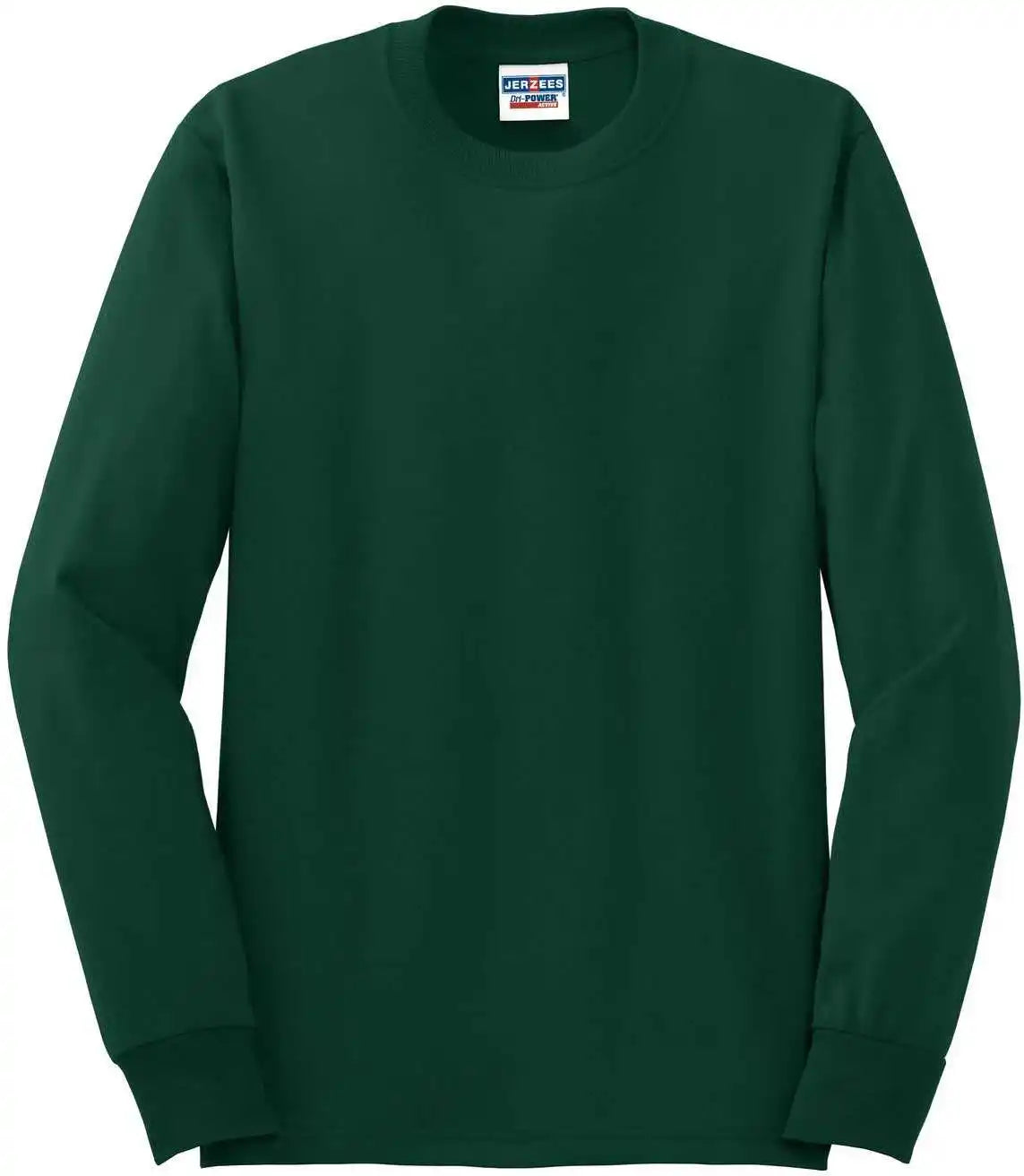 Jerzees 29ls Dri Power 50/50 Cotton/poly Long Sleeve t Shirt Forest Green