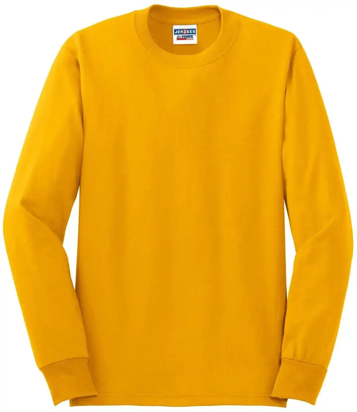 Jerzees 29ls Dri Power 50/50 Cotton/poly Long Sleeve t Shirt Gold