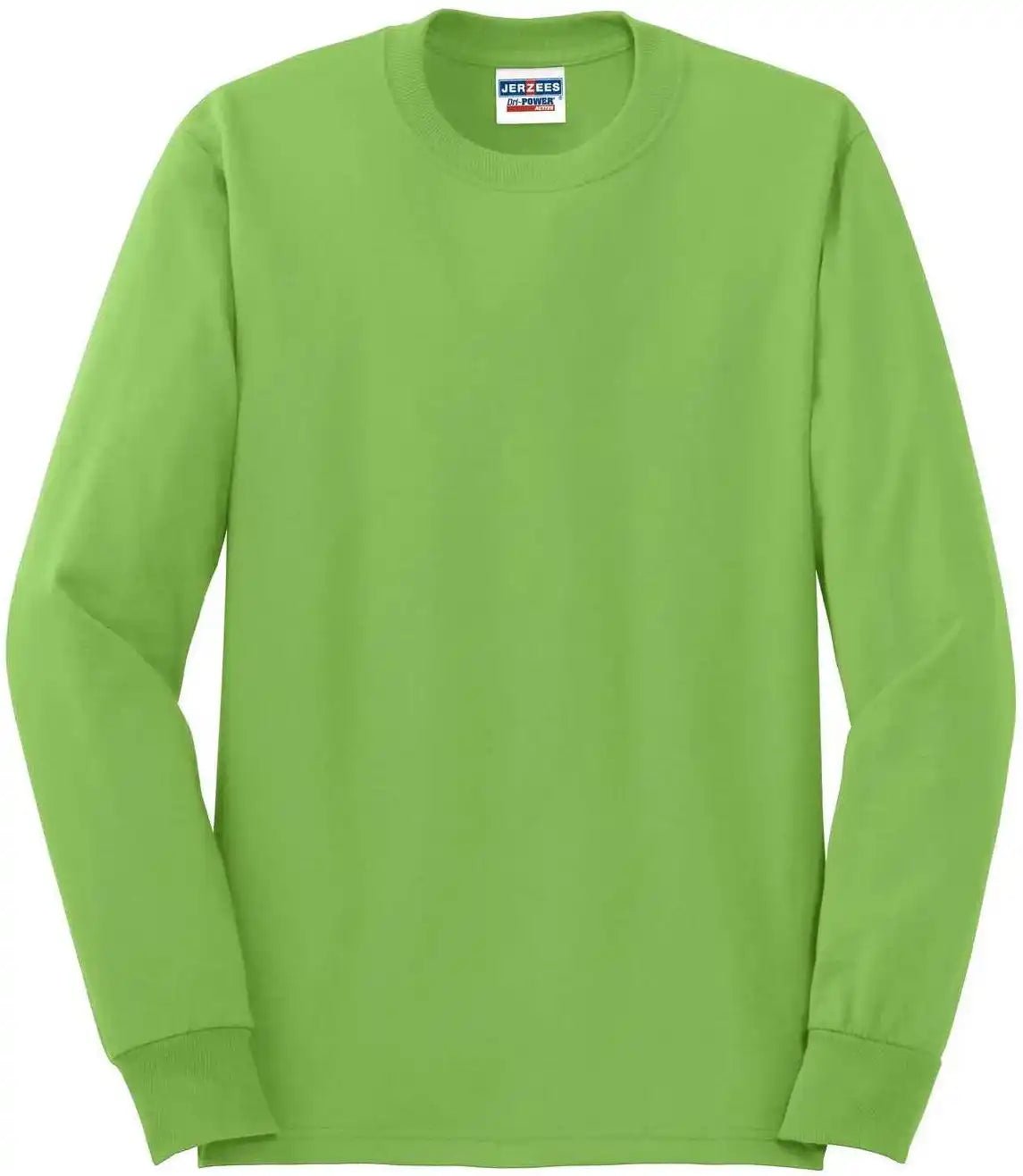 Jerzees 29ls Dri-power 50/50 Cotton/poly Long Sleeve T-shirt - Kiwi