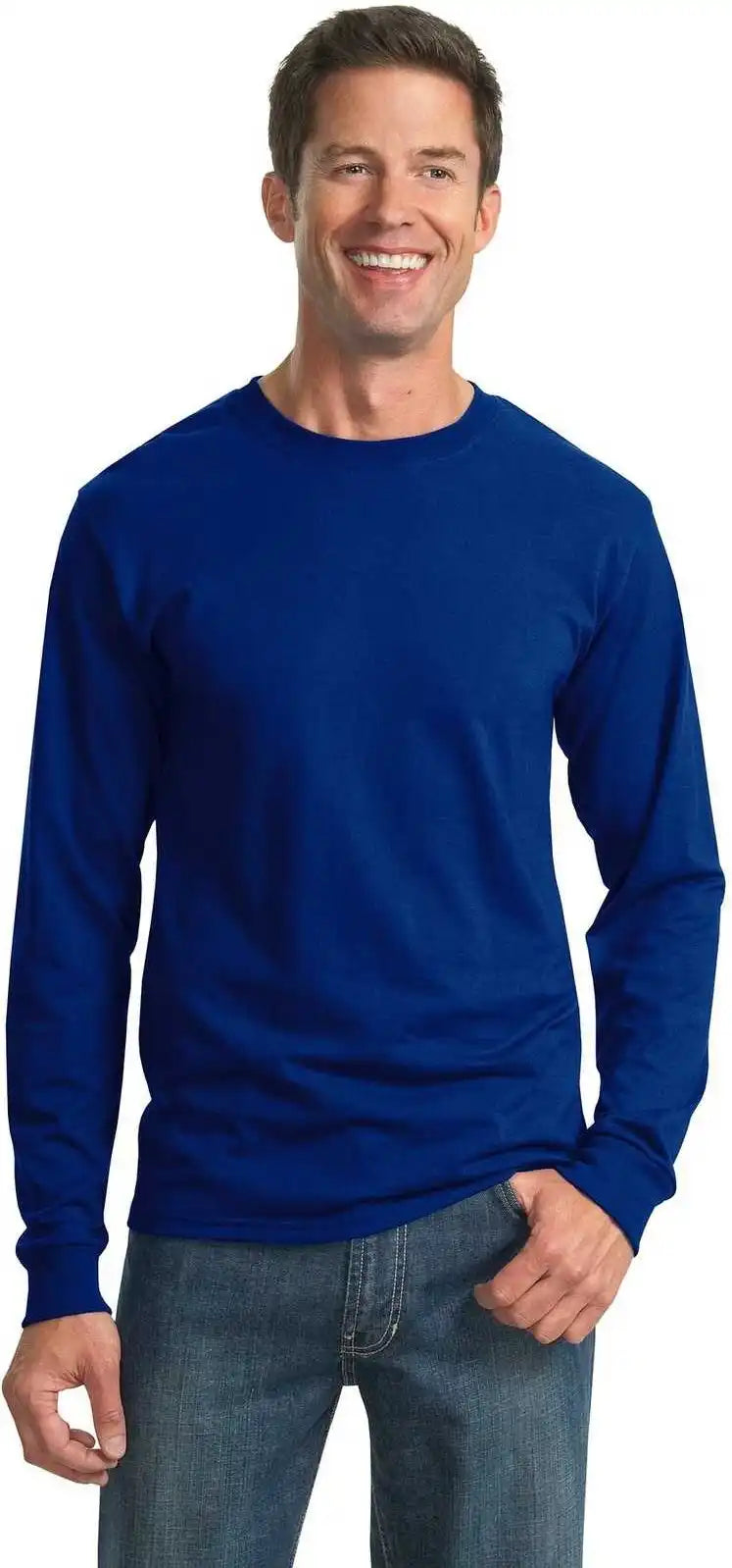 Jerzees 29ls Dri Power 50/50 Cotton/poly Long Sleeve t Shirt Royal