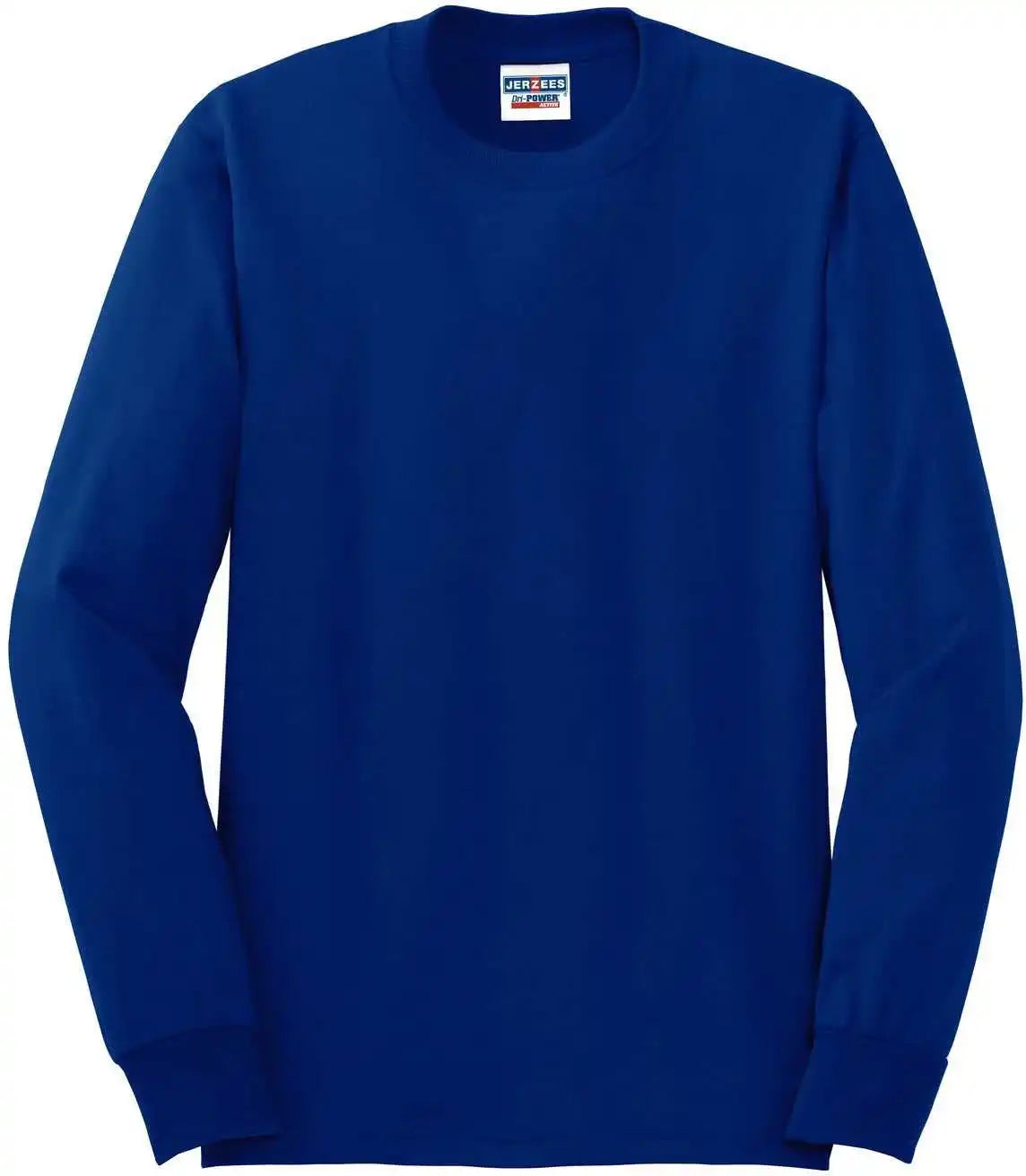 Jerzees 29ls Dri Power 50/50 Cotton/poly Long Sleeve t Shirt Royal