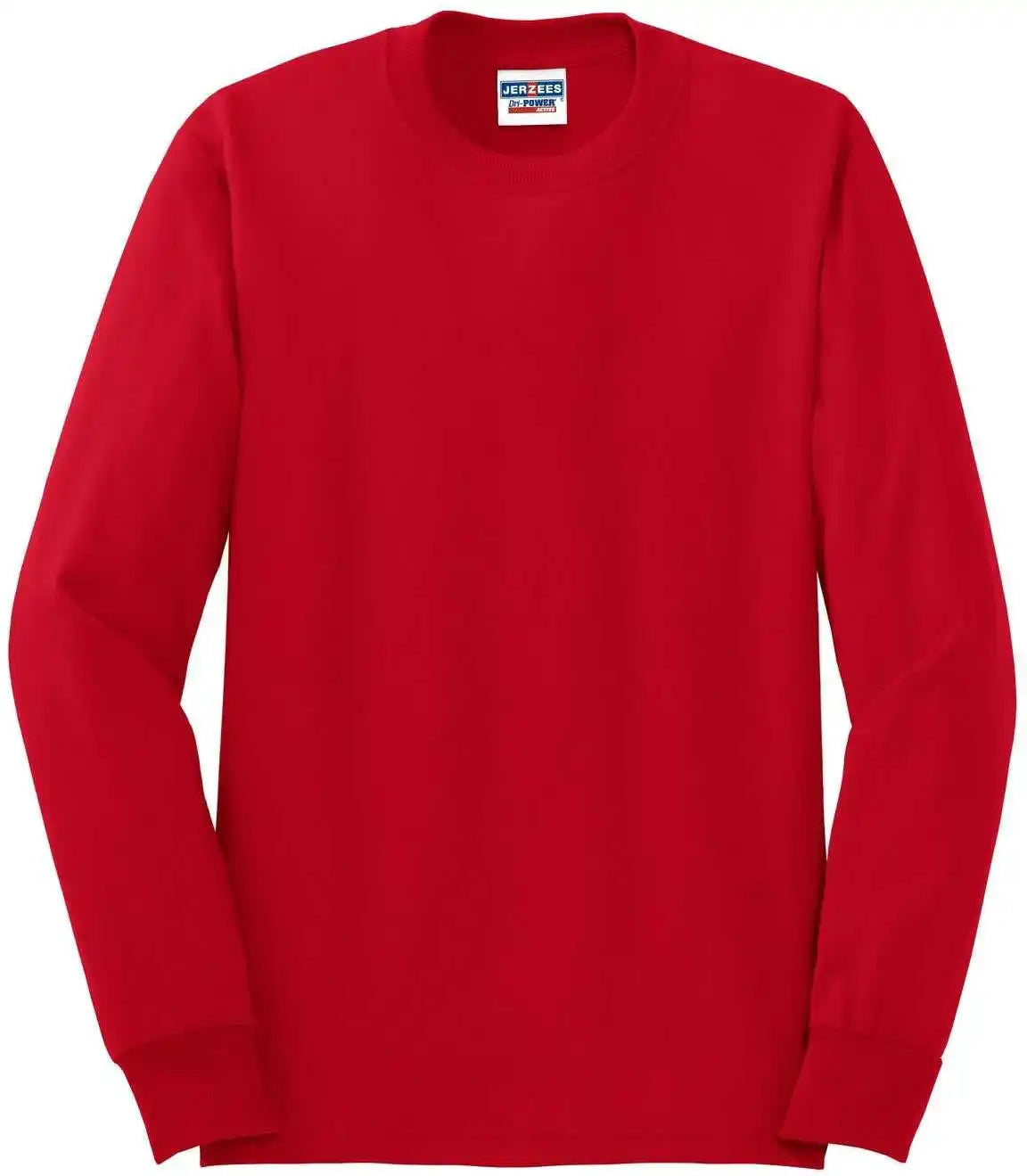 Jerzees 29ls Dri Power 50/50 Cotton/poly Long Sleeve t Shirt True Red