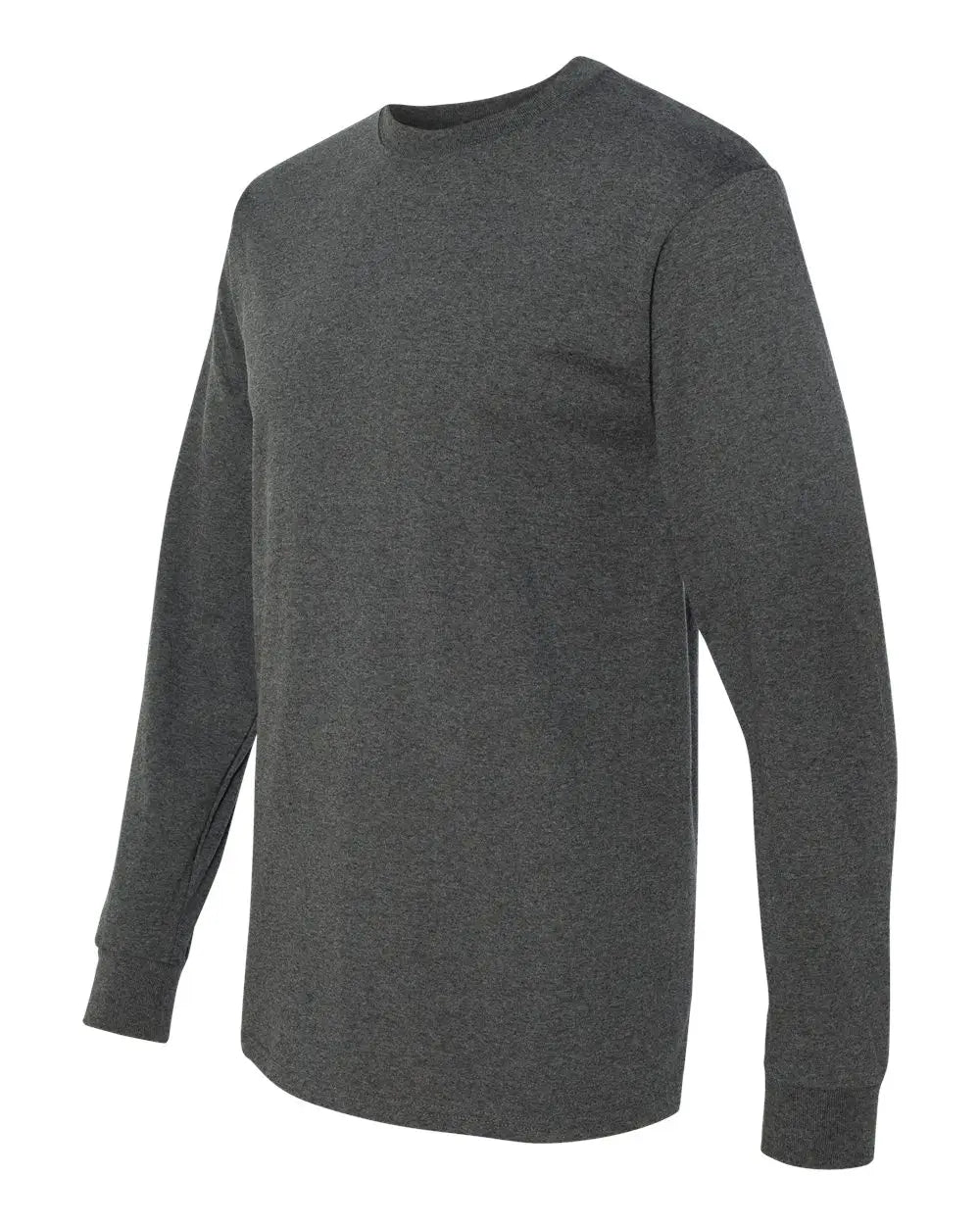 Jerzees 29lsr Dri-power Long Sleeve 50/50 T-shirt - Black Heather