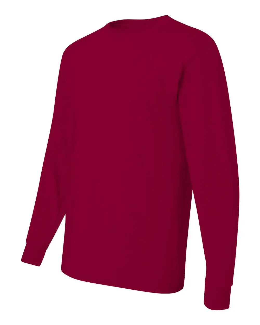 Jerzees 29lsr Dri-power Long Sleeve 50/50 T-shirt - Cardinal