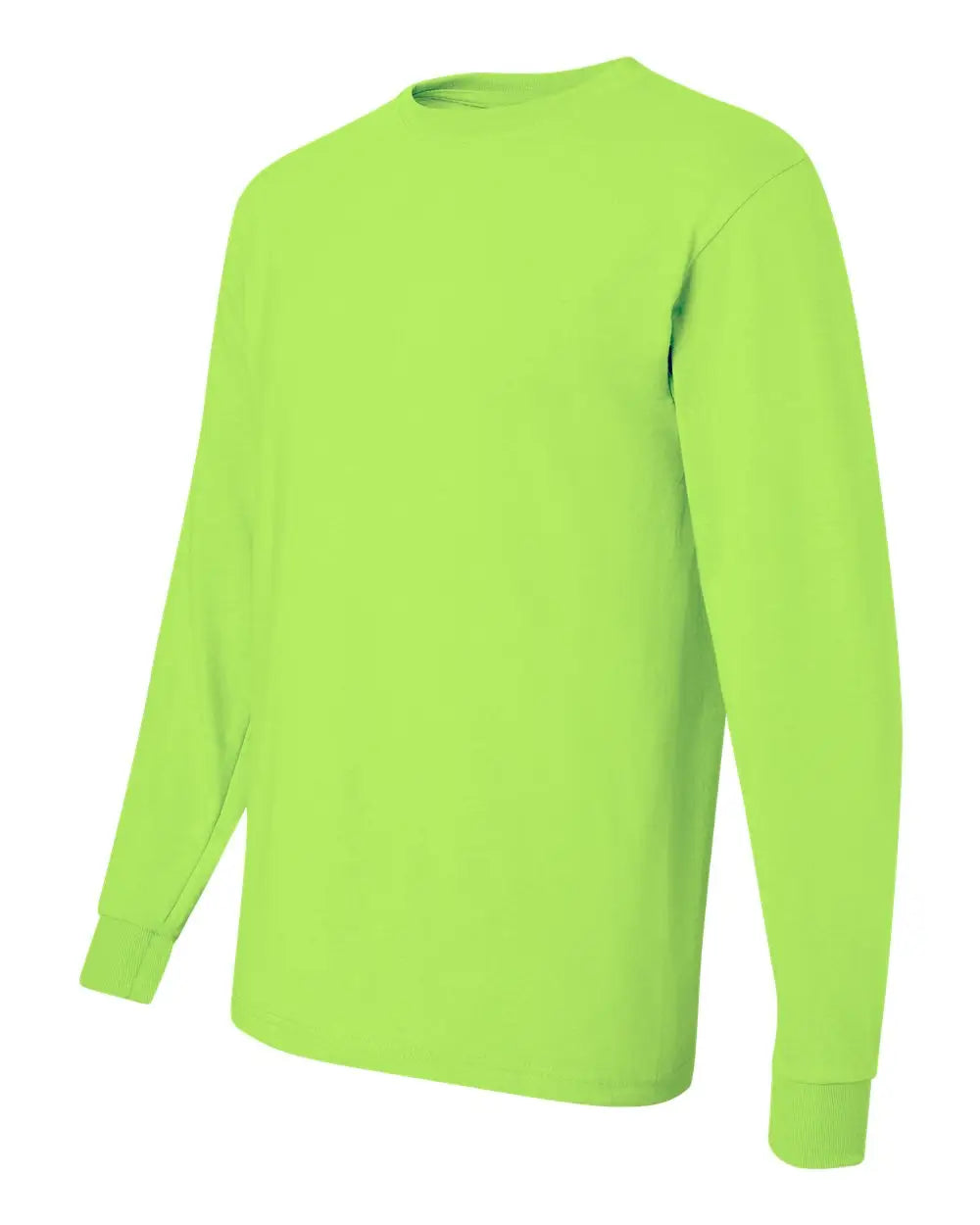 Jerzees 29lsr Dri-power Long Sleeve 50/50 T-shirt - Safety Green