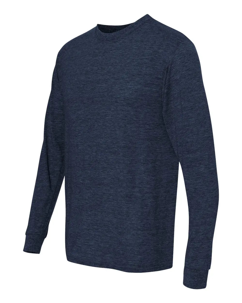 Jerzees 29lsr Dri-power Long Sleeve 50/50 T-shirt - Vintage Heather Navy