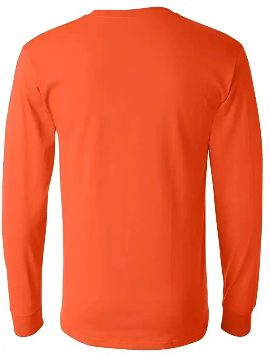 Jerzees 29lsr Dri-power Long Sleeve 50 T-shirt - Burnt Orange