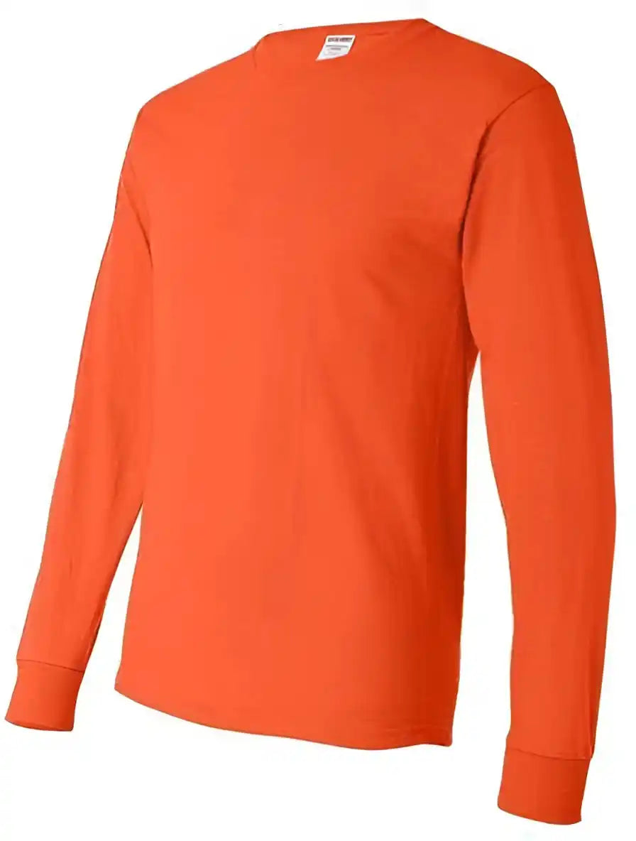 Jerzees 29lsr Dri-power Long Sleeve 50 T-shirt - Burnt Orange