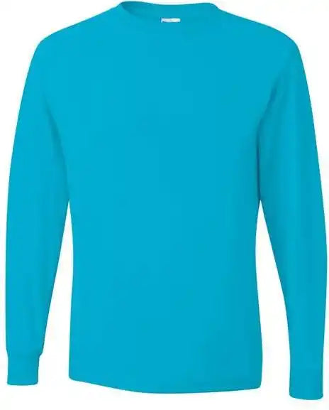 Jerzees 29lsr Dri Power Long Sleeve 50 t Shirt California Blue