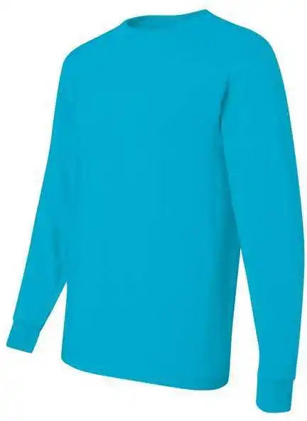 Jerzees 29lsr Dri Power Long Sleeve 50 t Shirt California Blue