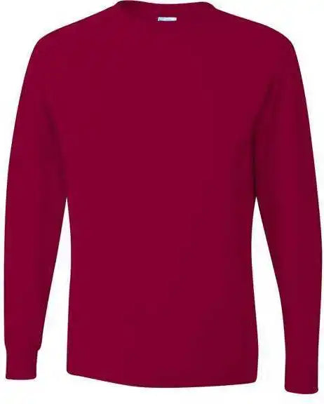 Jerzees 29lsr Dri Power Long Sleeve 50 t Shirt Cardinal