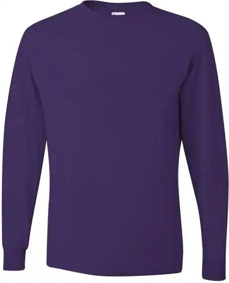 Jerzees 29lsr Dri Power Long Sleeve 50 t Shirt Deep Purple
