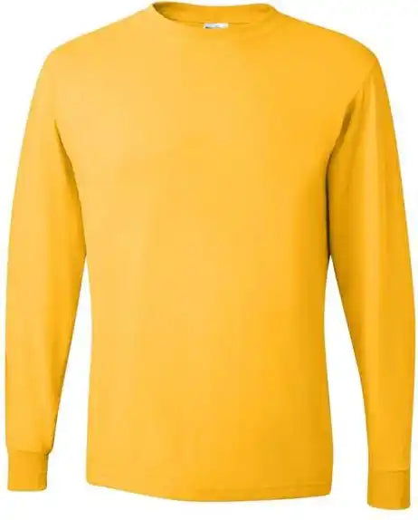 Jerzees 29lsr Dri Power Long Sleeve 50 t Shirt Island Yellow
