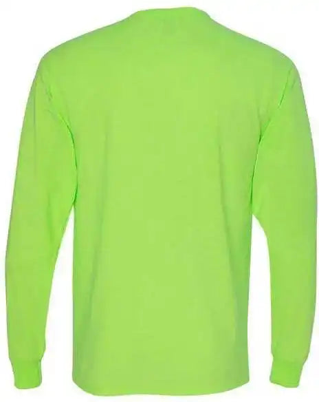 Jerzees 29lsr Dri Power Long Sleeve 50 t Shirt Neon Green
