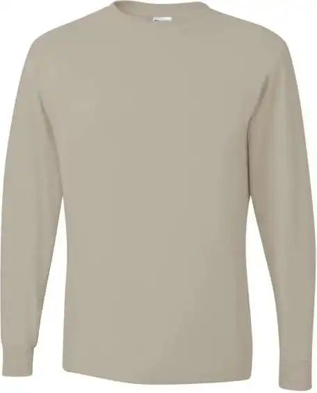 Jerzees 29lsr Dri Power Long Sleeve 50 t Shirt Sandstone