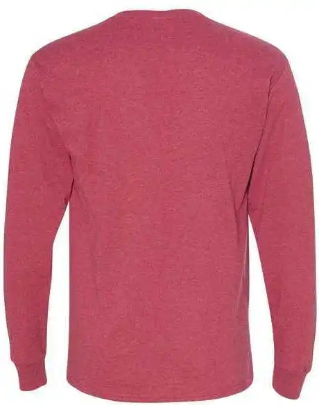 Jerzees 29lsr Dri Power Long Sleeve 50 t Shirt Vintage Heather Red
