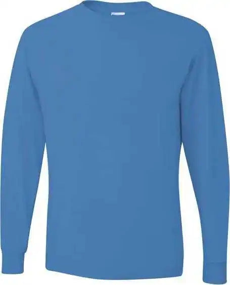 Jerzees 29lsr Dri Power Long Sleeve 5050 t Shirt Columbia Blue