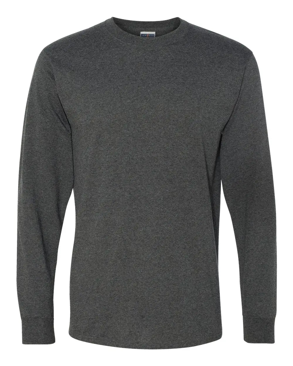 Jerzees 29lsr Dri-power® Long Sleeve 50/50 T-shirt - Black Heather
