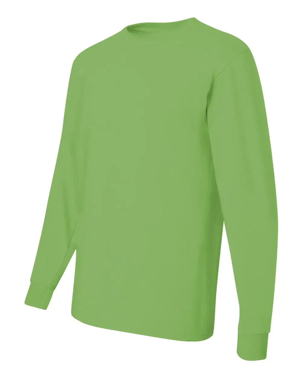 Jerzees 29lsr Dri-power® Long Sleeve 50/50 T-shirt - Kiwi - Green / s