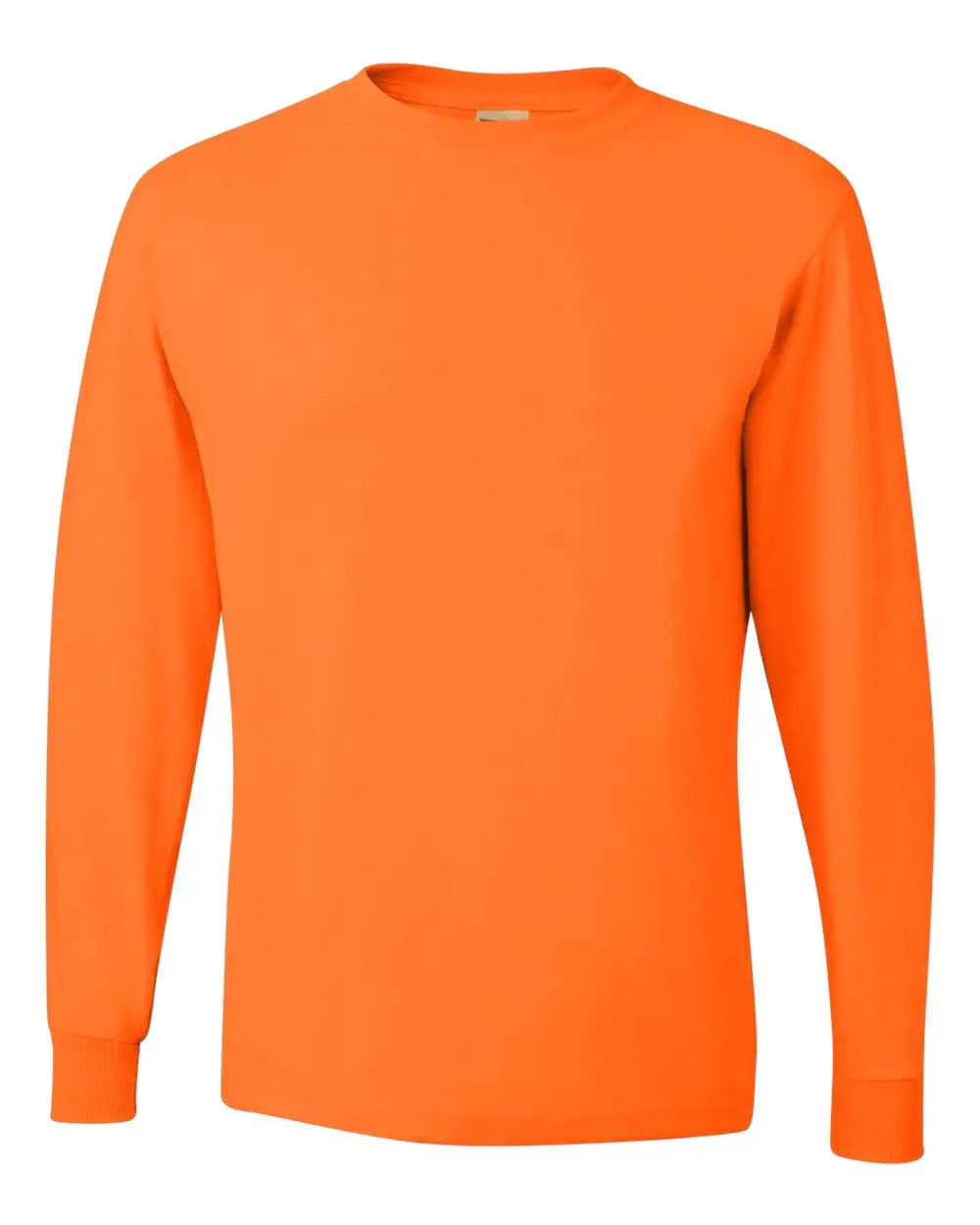 Jerzees 29lsr Dri-power® Long Sleeve 50/50 T-shirt - Safety Orange