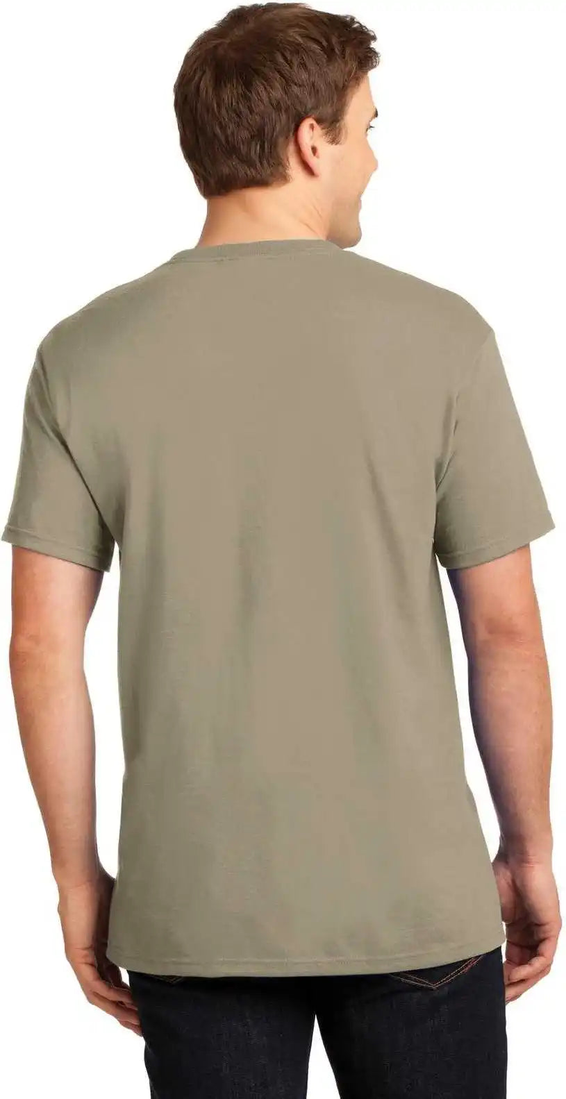 Jerzees 29mp Dri Power 50/50 Cotton/poly Pocket t Shirt Khaki