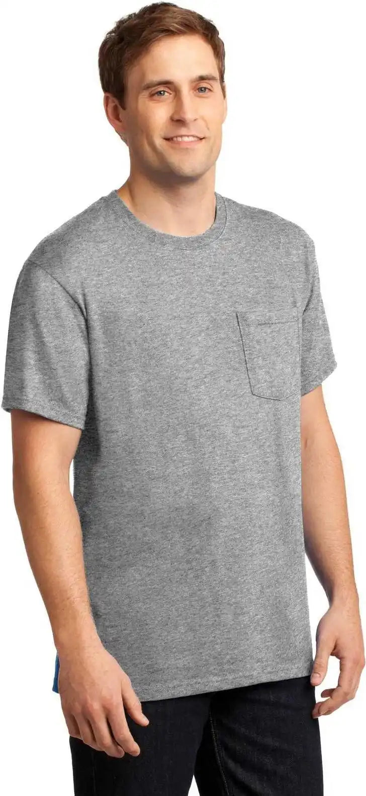 Jerzees 29mp Dri Power 50/50 Cotton/poly Pocket t Shirt Oxford