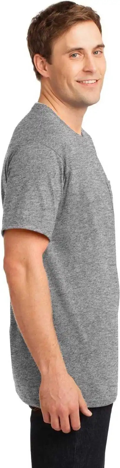 Jerzees 29mp Dri Power 50/50 Cotton/poly Pocket t Shirt Oxford
