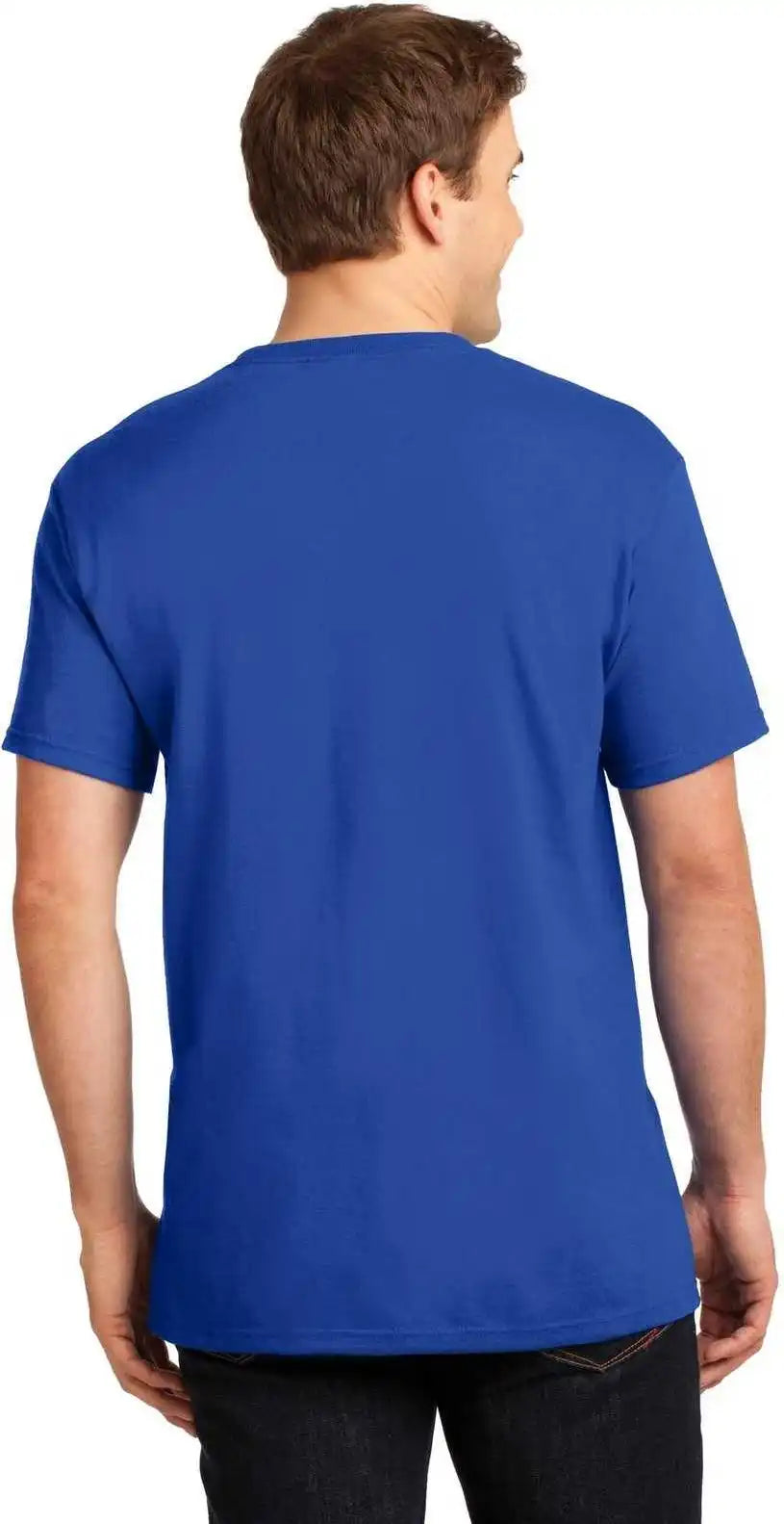 Jerzees 29mp Dri-power 50/50 Cotton/poly Pocket T-shirt - Royal
