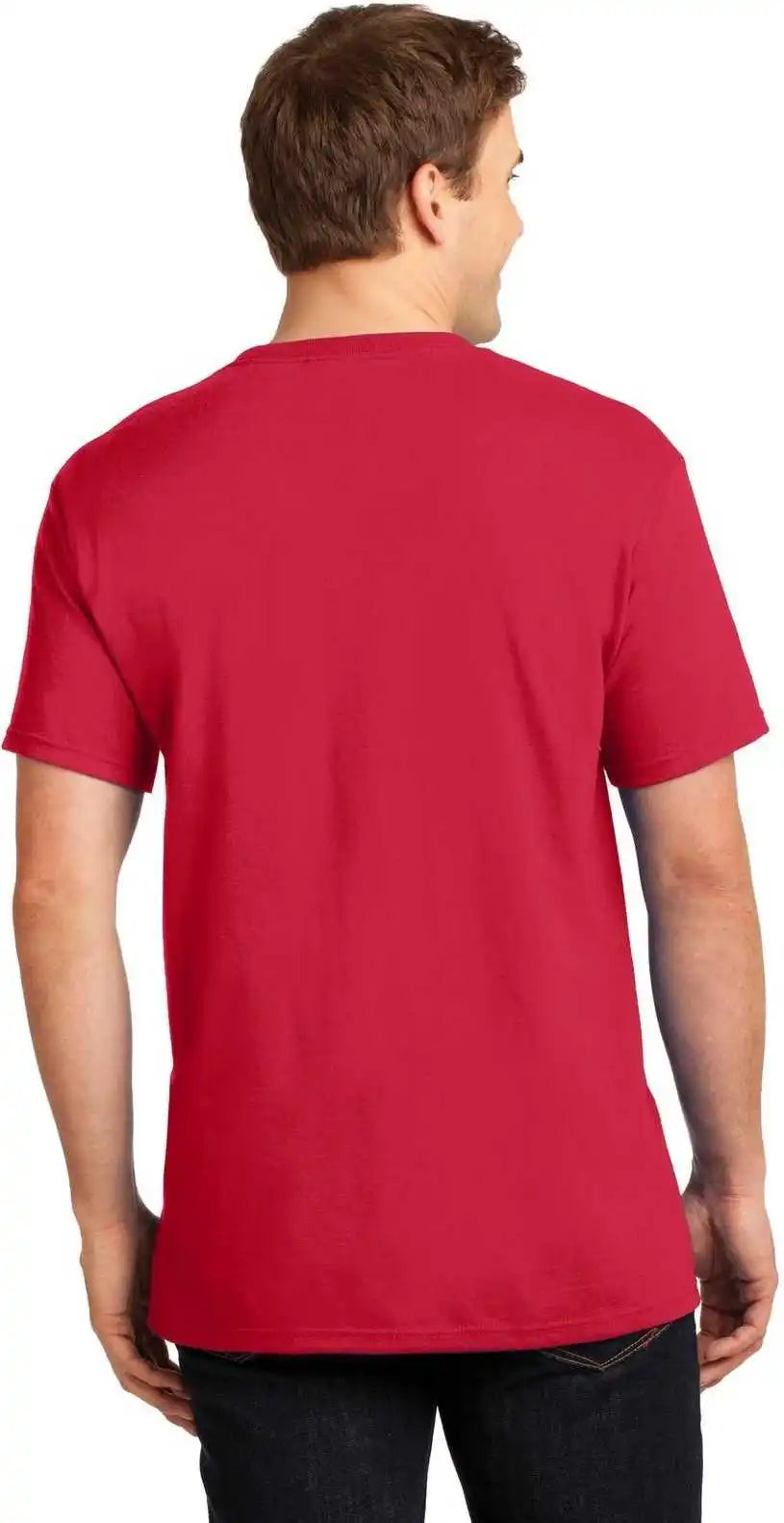 Jerzees 29mp Dri Power 50/50 Cotton/poly Pocket t Shirt True Red