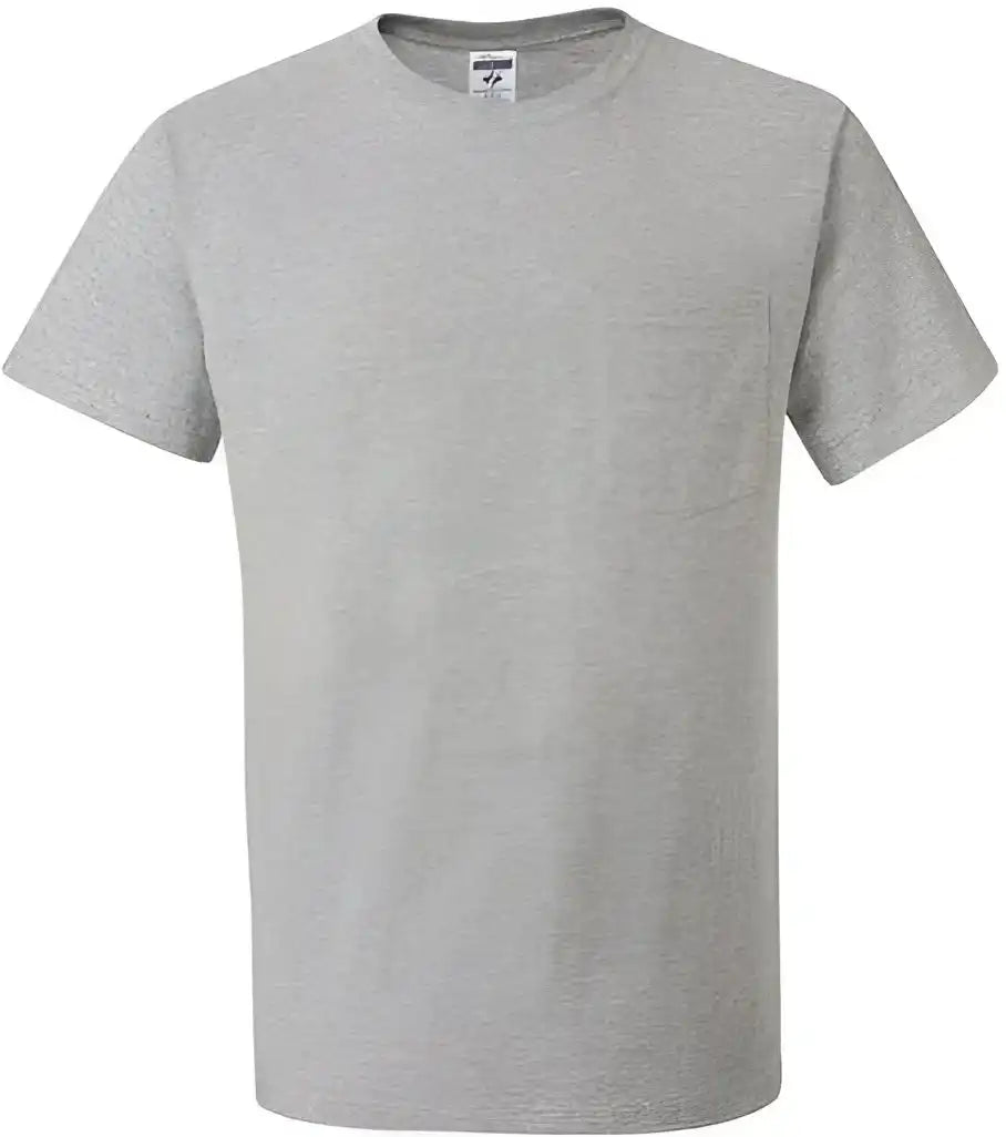 Jerzees 29mpr Dri Power 50 t Shirt with a Pocket Athletic Heather