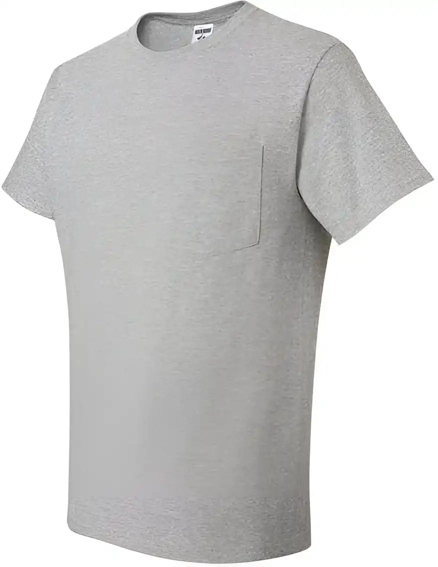 Jerzees 29mpr Dri Power 50 t Shirt with a Pocket Athletic Heather