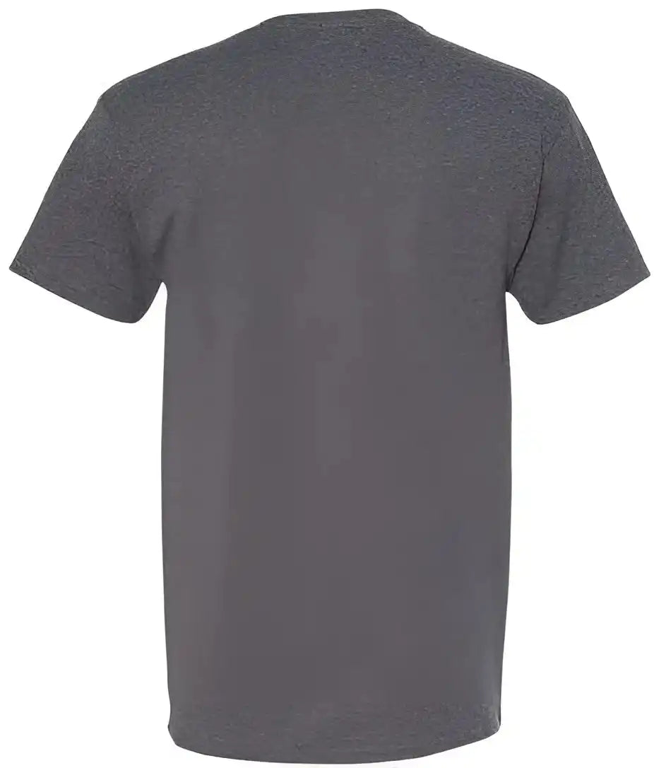 Jerzees 29mpr Dri Power 50 t Shirt with a Pocket Black Heather